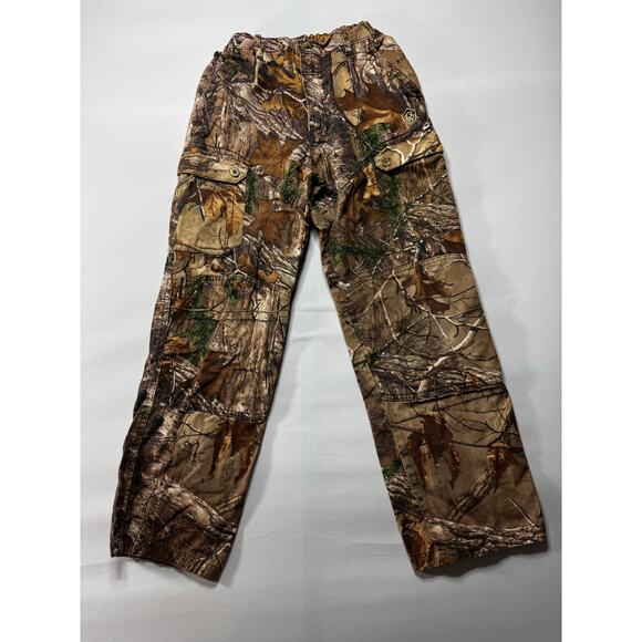 Game Winner Other - Game Winner Youth Boys Real Tree Camoflage Cargo Hunting Pants - Sz 12 (22x24.5)